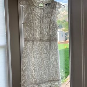 homecoming dress, worn once, size small, white